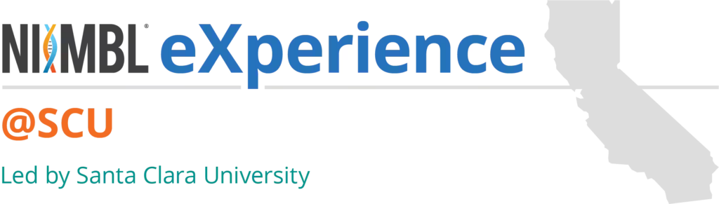Logo for the NIIMBL eXperience at Santa Clara University