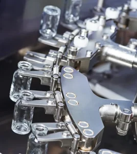 Fill finish station for biopharma manufacturing