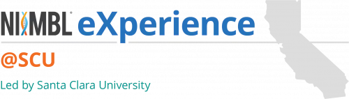 Logo for the NIIMBL eXperience at Santa Clara University